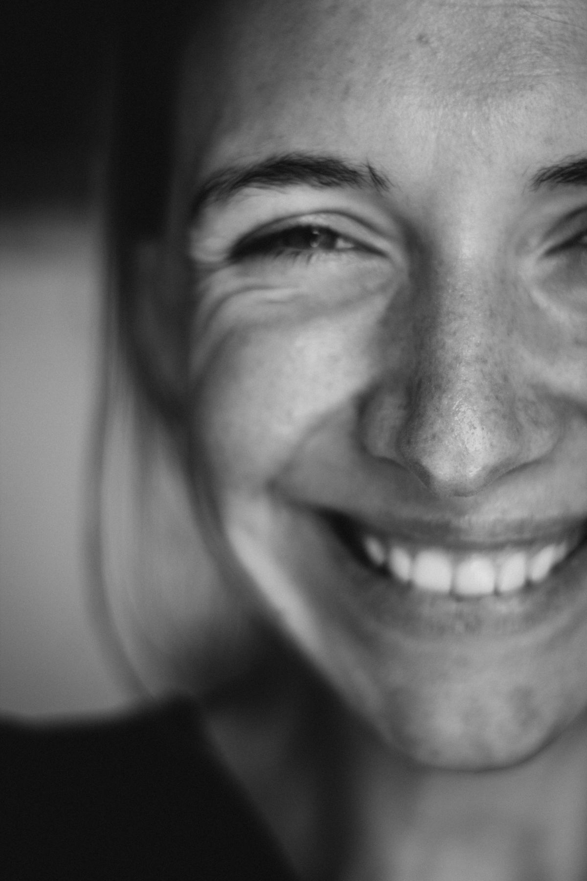 Naturlig, vennlig smil